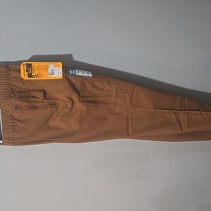 NWT Womens Carhartt  Tan Cargo Pants In Size Large